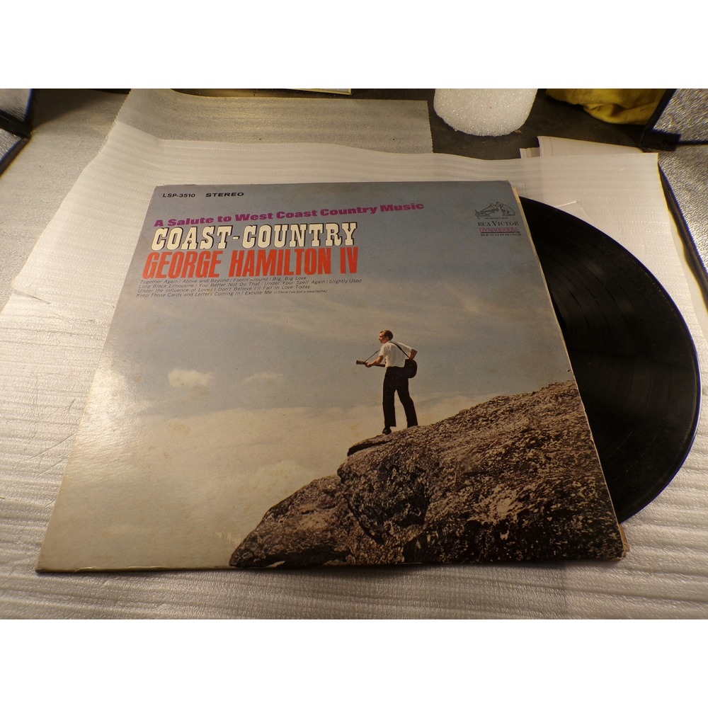 George Hamilton IV Coast-Country Vinyl LP 1966 RCA Victor LSP-3510 Stereo Record